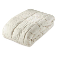Organic cotton filled mattress topper